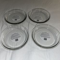 9 Inch Glass Pie Plate Clear New $5 Each