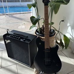 Electric guitar With Amplifier 