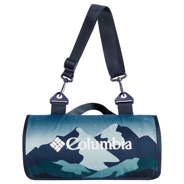 Columbia Packable 72” x 72” Waterproof Outdoor Blanket - Blue