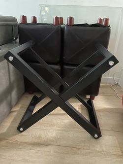 Table with ottomans