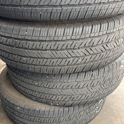 255/70/18. Bridgestone.  Dueler.  Used set of 4