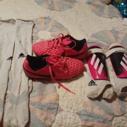 Nike Soccer Cleats , Shin Guards Adidas  