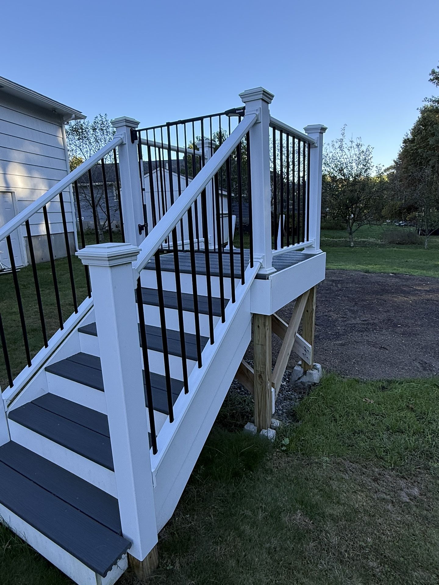 Small Deck Plus Pool Ladder