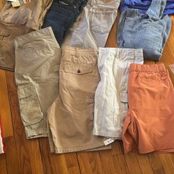 Men,s Shorts / Pants 36 36x30. Half Zip / Sports & Golf Shirts Sz L