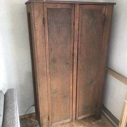 Antique Armoire Cupboard Cabinet