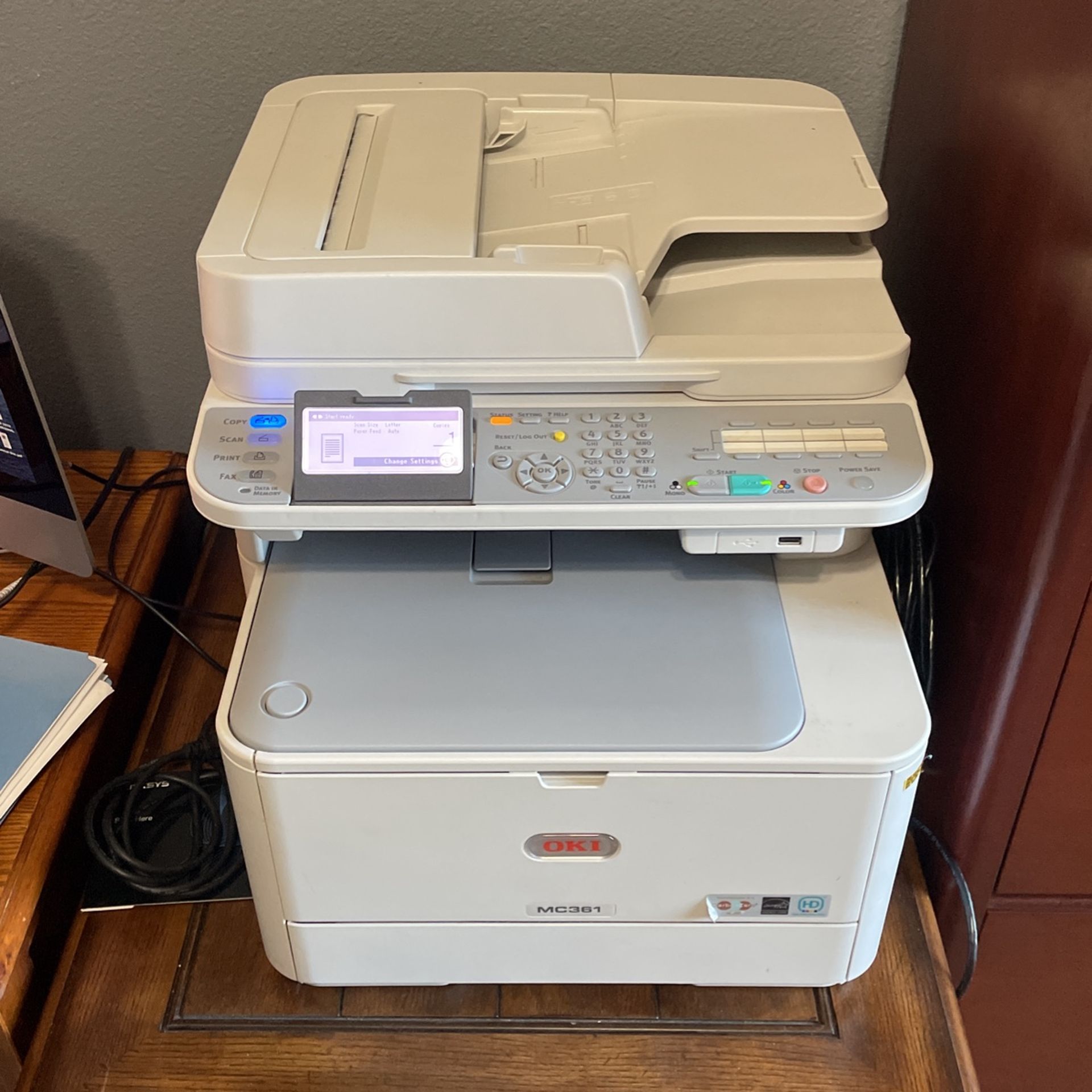 OKI MC361 Color MFP / Color Laser Multi-Function Printer / Scanner / Network