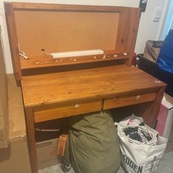 Wood Computer Desk $50