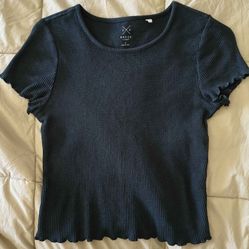 Basics By PacSun Black Shirt (Size Small)