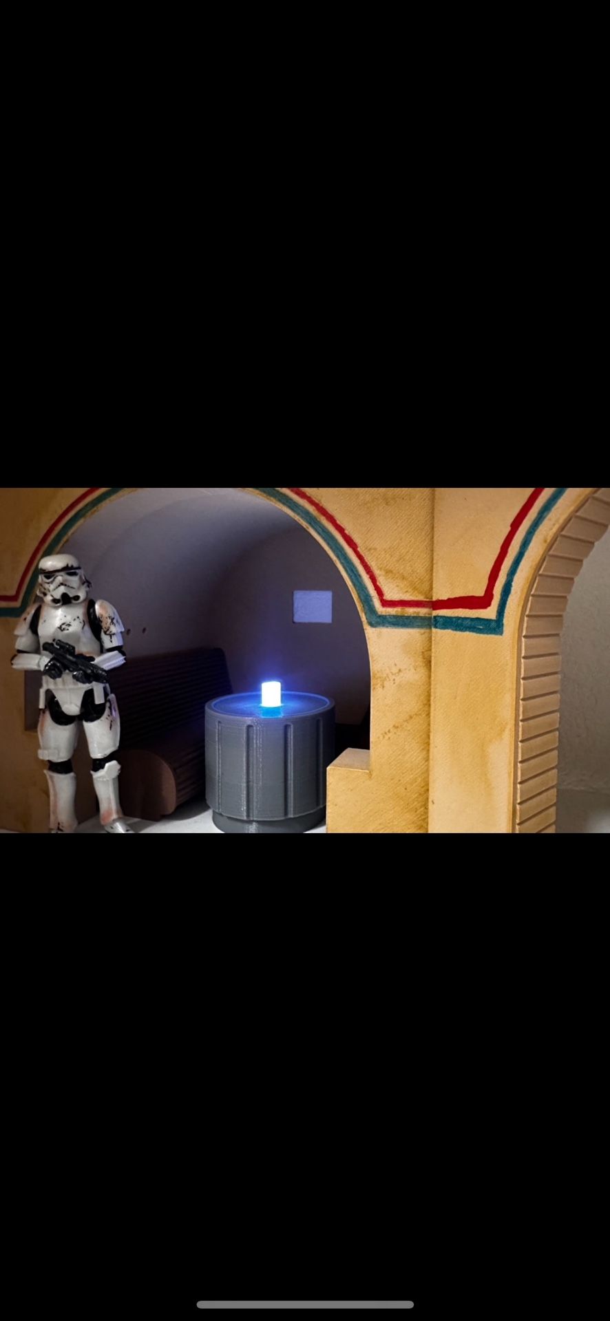 Star Wars Vintage Collection Handmade Cantina Alcoves With Benches And Table 