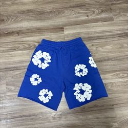 Denim tear shorts