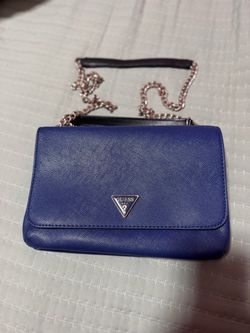 GUESS Navy Blue Crossbody Purse – Excellent Condition
