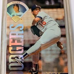1995  LEAF HIDEO NOMO  LOS ANGELES DODGERS  ROOKIE  # 267 