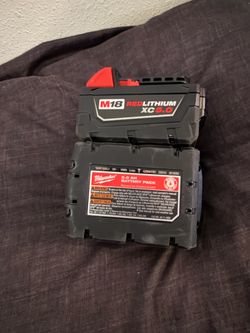 M18 milwuakee battery 5.0