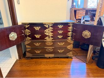 Korean Tansu Chest with Brass Hardware