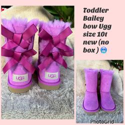 Ugg Bailey Bow Size 10t Toddler New ( No Box) $85 Cash Or Zelle