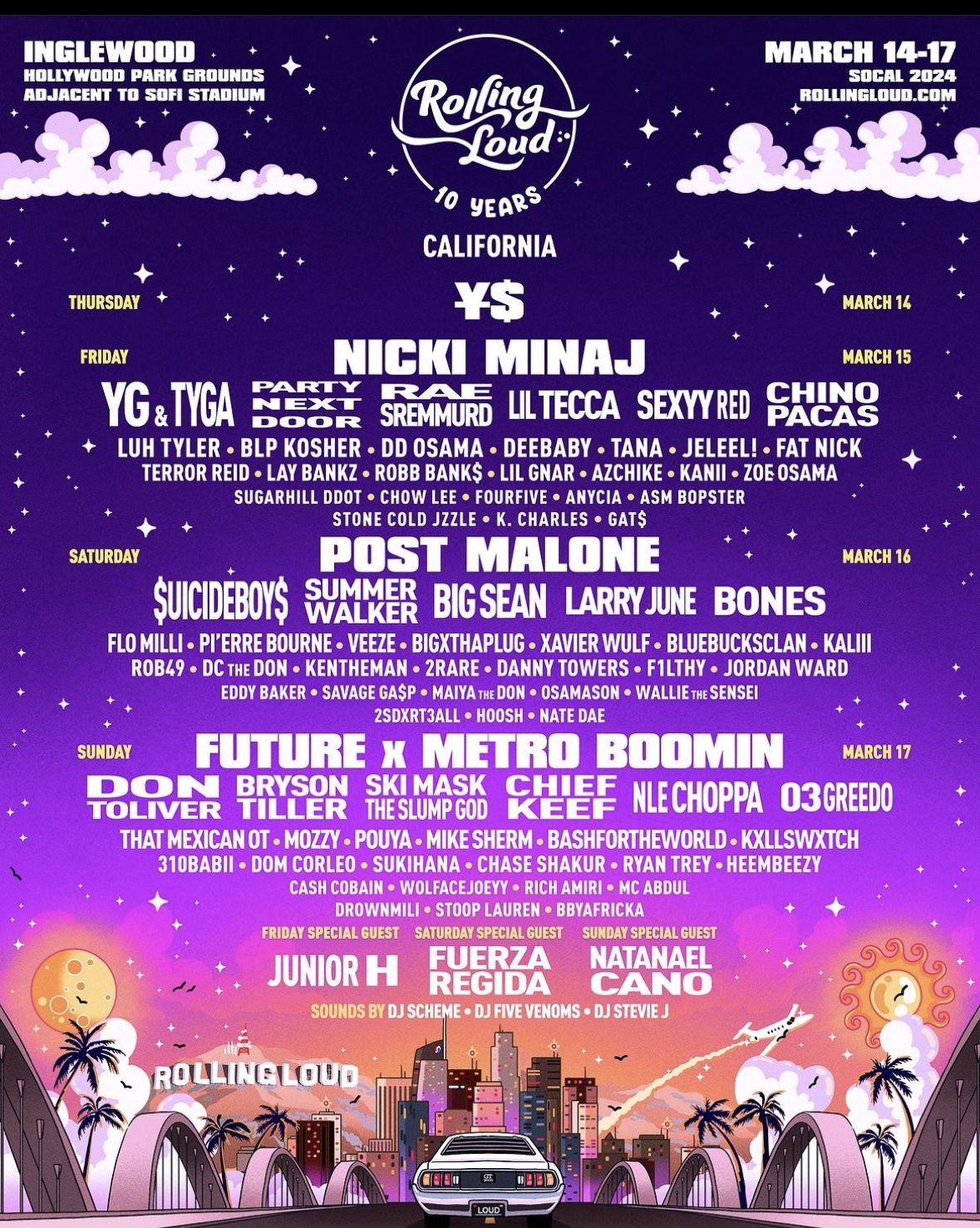 2 Rolling Loud Tickets