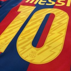 Messi 2010/11 Barcelona UCL Final Jersey Retro Size L