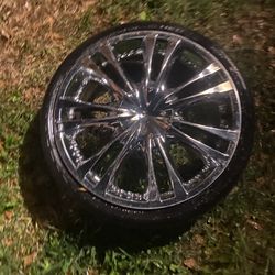 20” chrome rims