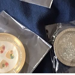 Two Styles Stainless Steel Pendants , 18k Layered New