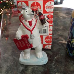 Vintage Coca Cola Polar Bear Figurine Collectible