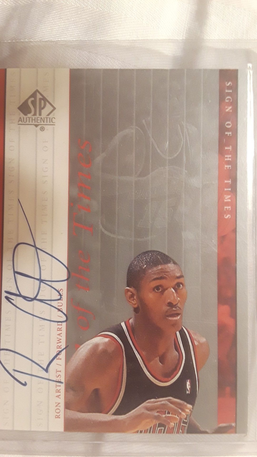 2000 sign of the times Ron Artest