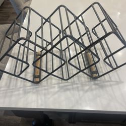 12 Bottle Wine Display Rack For Countertop 20x10 In