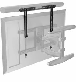 Soundbar TV Mount Compatible with Sonos Arc & Sonos Arc Ultra,Hold 22 Lbs, Soundbar Mount for TV for Surround Sound,Two Installation Options,Black