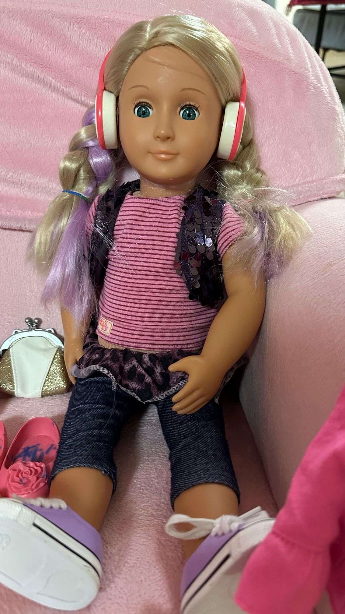 Our Generation 18” Doll With Outfits