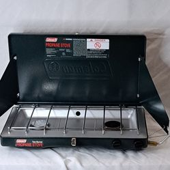 Coleman 2-Burner Portable Propane Stove for Hurricane Season & Camping Retail Price $95