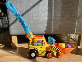 Toddler toy - Vtech Push & Pop Bulldozer
