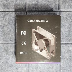 DC 24V Cooling Fan 120x120x25mm 5inch Brushless Ball Bearings Long Lifespan 2Pin