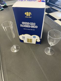 Champagne and drink cups