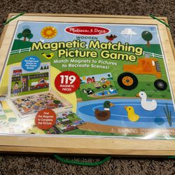 Magnetic Matching Picture Game . Melissa&doug