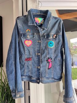 Lovely Locks Denim Jacket with Patches