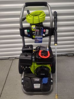 Ryobi 3300 PSI Gas Pressure Washer with Hose and Wand