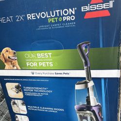  BISSELL PRO HEAT 2X REVOLUTION PET & PRO CARPET CLEANER 