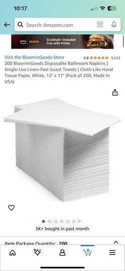 linen feel guest towels/napkins