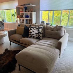 Grey Sectional Couch / Sofa