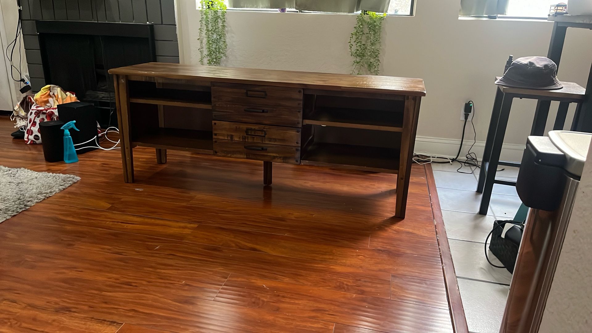 TV stand w/ storage and two drawers!