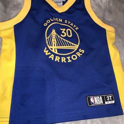 3T Warriors Curry Jersey 