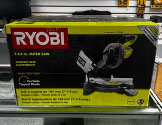 Ryobi 7-1/4" Sliding Compound Miter Saw – Corded, Lightly