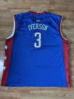 Vintage y2k Reebok Allen Iverson All-Star Jersey Size 2XL #allstar #basketball