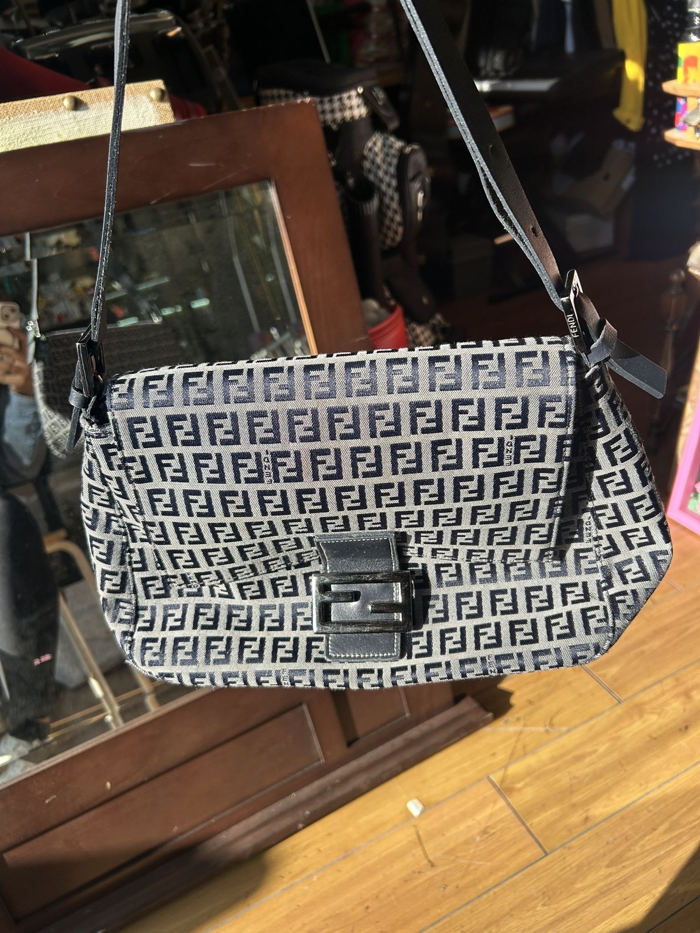 Fendi Mamma Baguette Shoulder Bag 