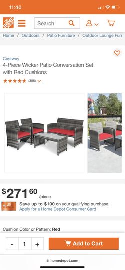 4pcs Patio Set