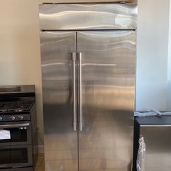 Stainless Steel GE Monogram Refrigerator 