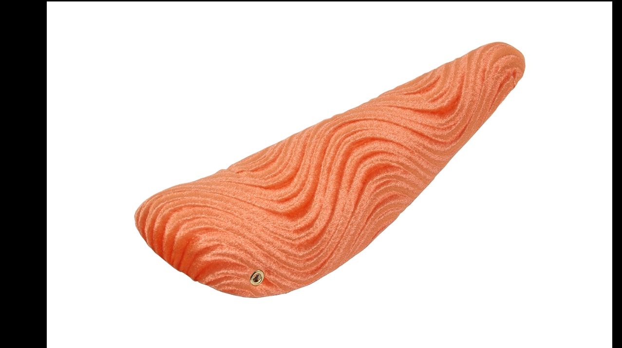 18” Orange Velour A banana Seat For 20” Lowrider Bike