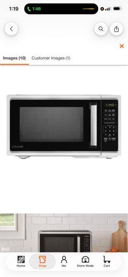 0.9 cu. ft. 900-Watt Countertop Microwave in Stainless Steel