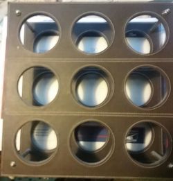 9 count counter top wine holder rack