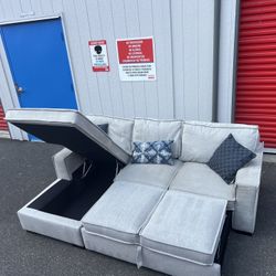 *FREE DELIVERY* Storage Sleeper Sectional Sofa
