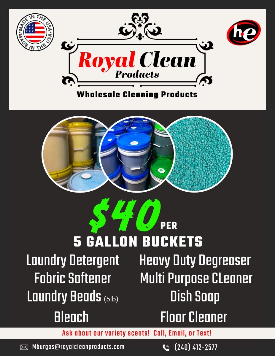5 Gallon Laundry Detergent & More!